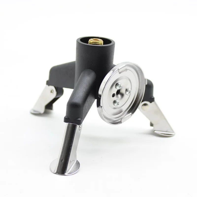 Outdoor Camping Gas Stove Adapter One Piece Butane Cylinder Converte Cassetel Nozzle to Screw Type Port