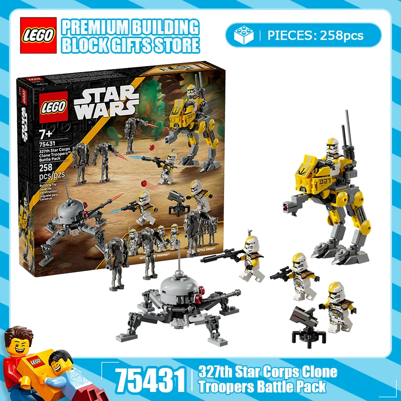 

Lego Star Wars August New Product 75431 Star Legion Clone Soldiers Boys and Girls Children's Building Blocks Toy