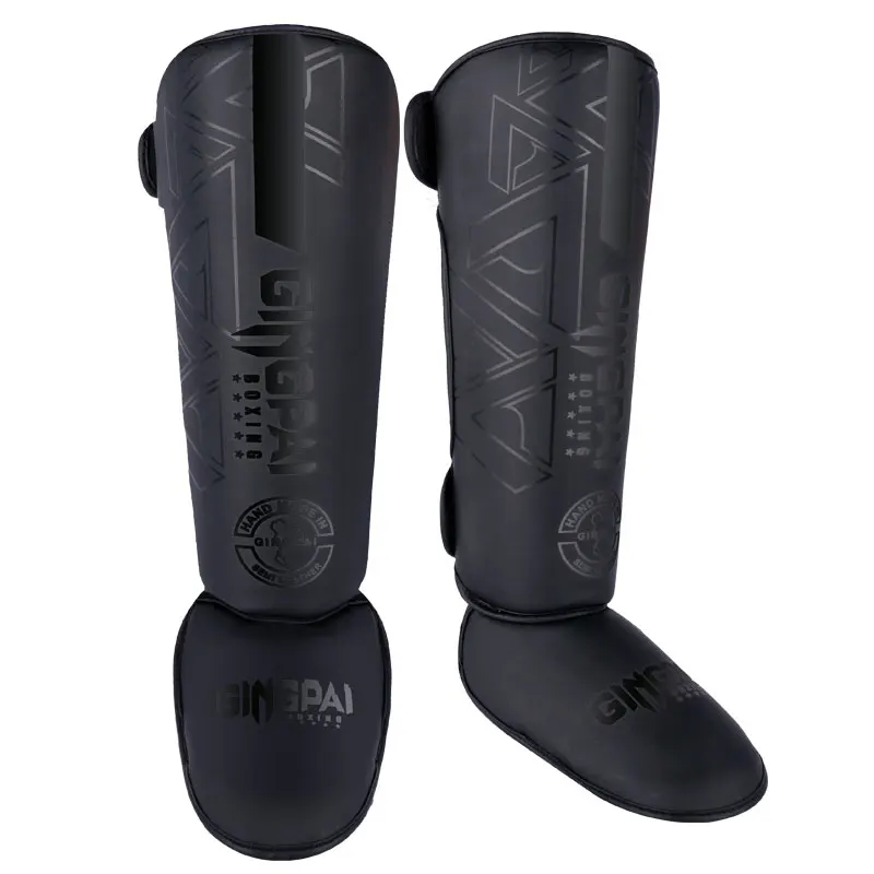 Protège-jambes de boxe professionnel, accessoire de protection de la cheville, pour muay, rinçage, ring de Rotterdam, MMA, tibia, boxe, épaissi,