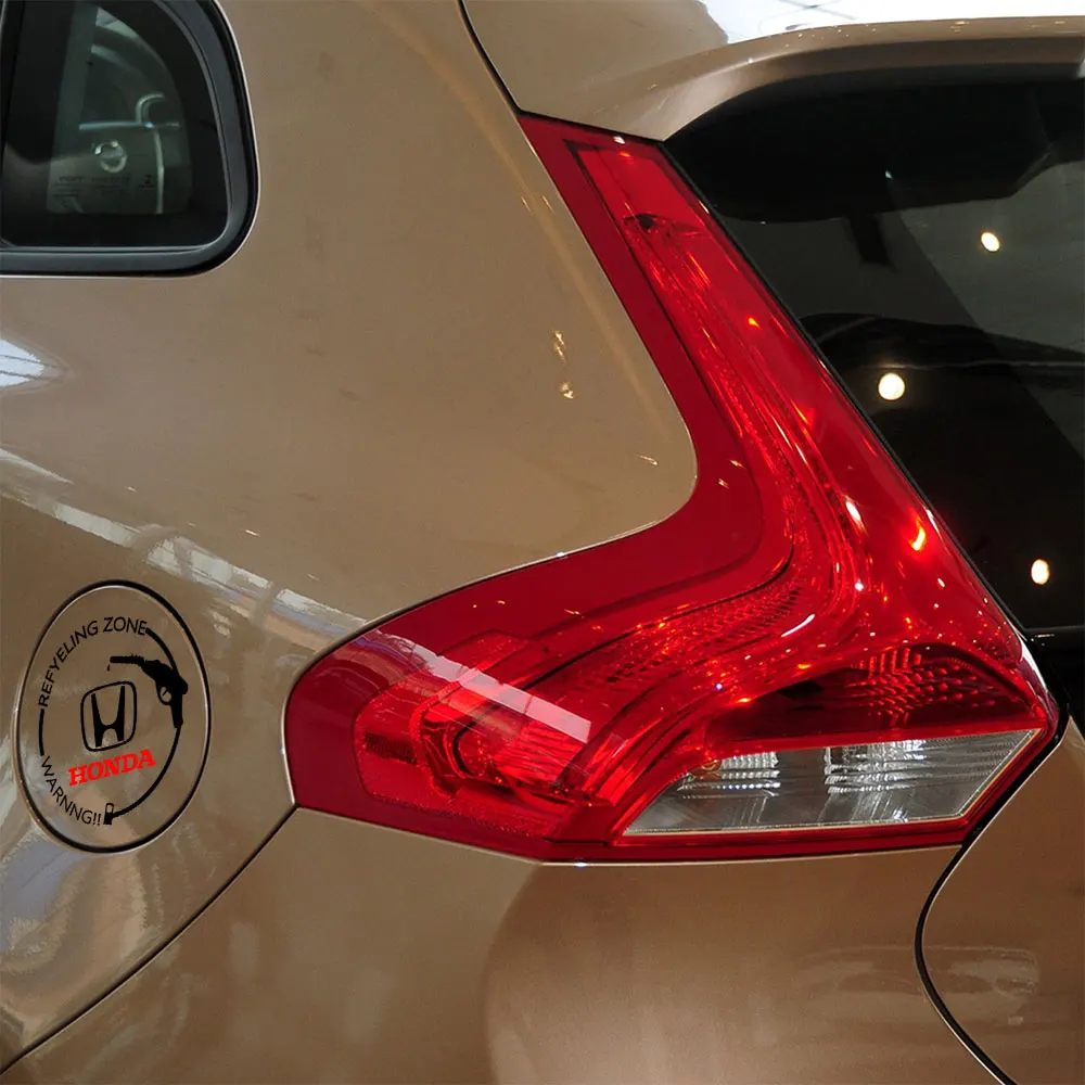 1 قطعة الفينيل غطاء خزان الوقود للسيارة أعواد تزيين اكسسوارات لهوندا موجين إلهام XR-V CR-V UR-V CR-Z صالح نوع R نوع S VTEC #4