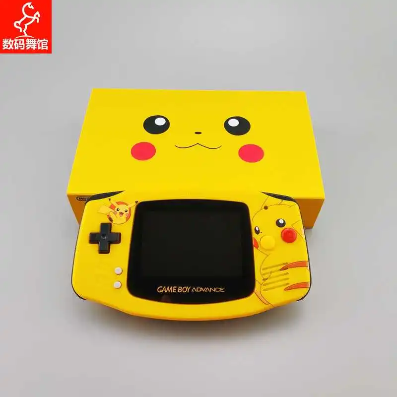 GBA GAMEBOY Advance Handheld Game Console,Pokemon Pikachu, Modern Craft Upgraded Colorful High-Brightness Screen, Boy Gift Toy