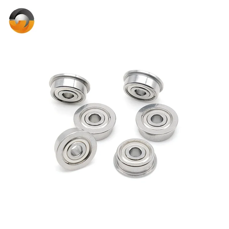 

10pcs F624ZZ 4x13x5 mm 3D Printers Parts Flange Ball Bearing Deep Groove Pulley Wheel Bearings