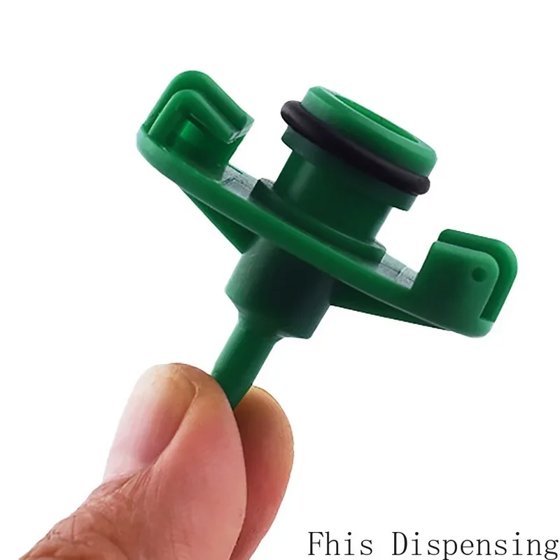 5cc Green Adapter Fitting with O-Ring Pack of 50 Dispensing Parts