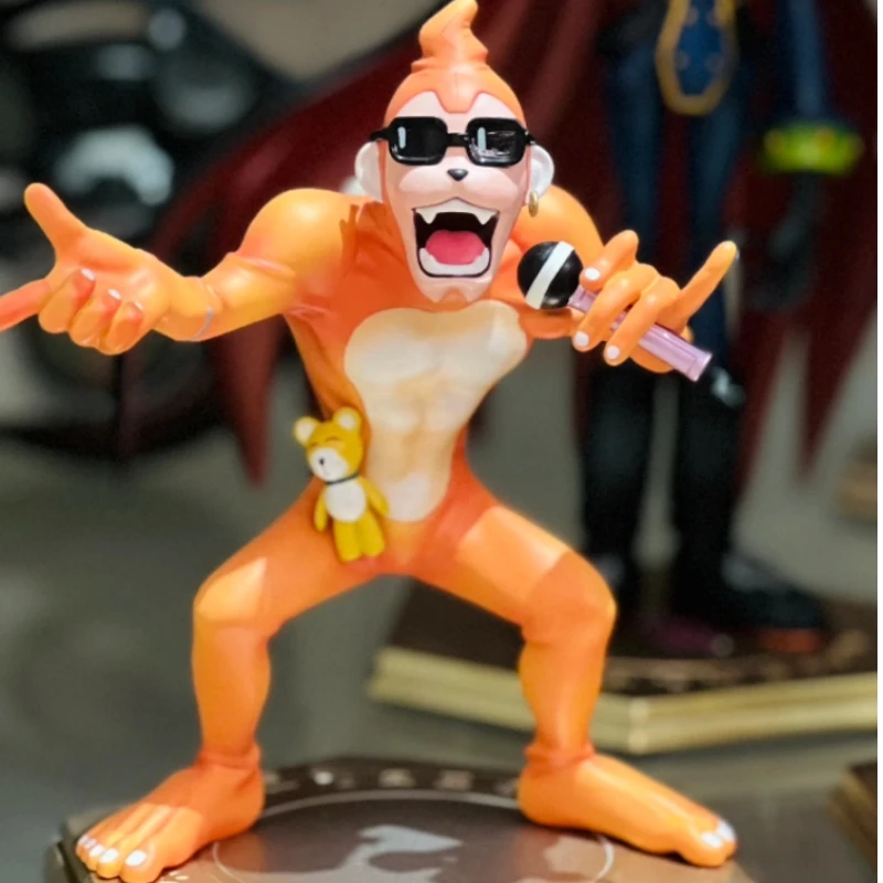 

13 см аниме цифровая кукла для приключений, пение, ПВХ статуя, коллекционная модель, игрушка, подарок на день рождения, цифровая периферия «Горилла-зверь»