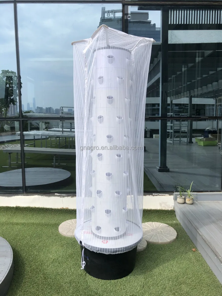 Aeroponics Towers Garden Systems With Lights 60 Plants Aeroponic Vertical System Culture Vertical Tower Hydroponic System view 5