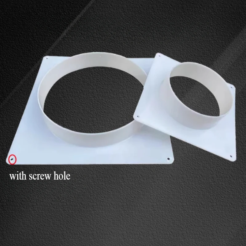 Duct System Air Vent Duct Connector Flange Straight Ventilation Pipe Ducting connect Plate Ventilator/diffuser Reducing joint