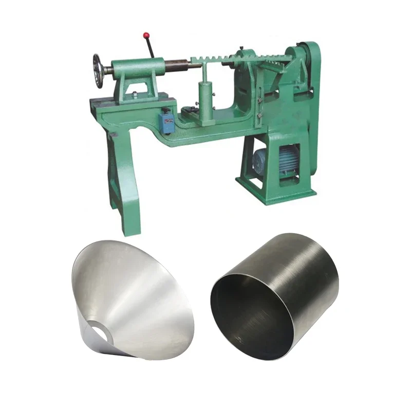 Customized metal pipes such as stainless steel, iron, and aluminum are custom-made using manual spinning machines