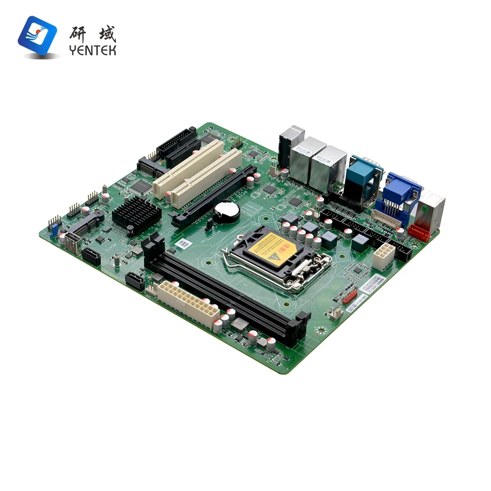 New   Warranty 3 Years ATX Q85 LGA1150 I3 I5 I7 Processor 2 DDR3 HD VGA 2 LAN 11 USB PCIE Win10 Linux Industrial Motherbo view 5