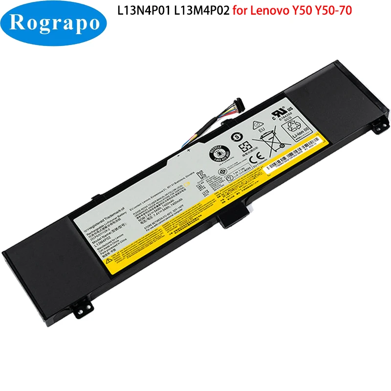 New 7.4V 7400mAh 54WH L13M4P02 L13N4P01 Laptop Battery For Lenovo Y50 Y70-70 Y70 Y50-70 121500250 Tablet