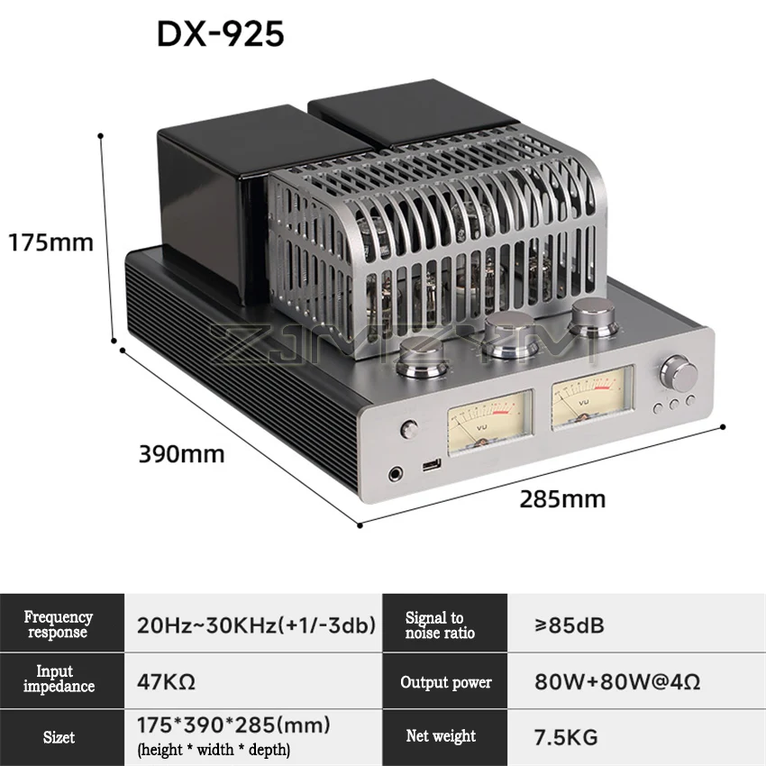 DX-925 Hifi Bile Machine  Power Amplifier  Bluetooth 5.0 APTXHD Format Transmission Amplifier Digital Coaxial Optical Input