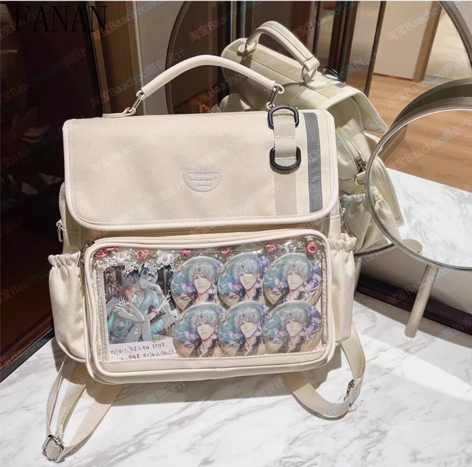

Original College Japanese Style Women's Backpacks Shoulder Bag 2025 New Crossbody Bags Commuting Large Capacity Backpacks