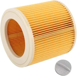 Cartridge Filter For Karcher WD3 WD 3 P SE4001 WD2 WD1 MV3 Air Dust HEPA Filters Replacement Vacuum Cleaner Accessories Parts