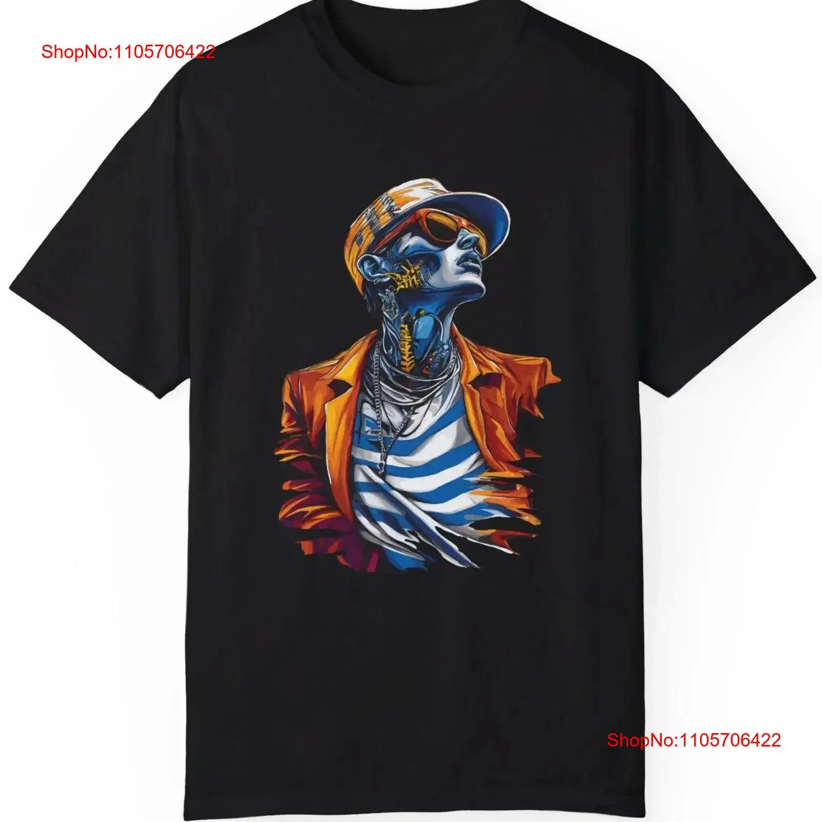 Retro Futuristic Robot Design T Shirt Unique Art Cool AI Themed Futurism Inspired Fashion Top vintage Washed Casual Comfortable