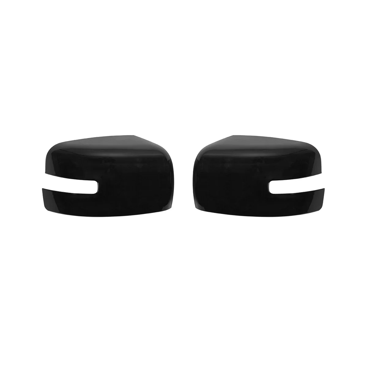 Rearview Mirror Cover Side Mirror Cover Frame Trim Sticker for Jeep Renegade 2016-2023 Accessories - ABS Black