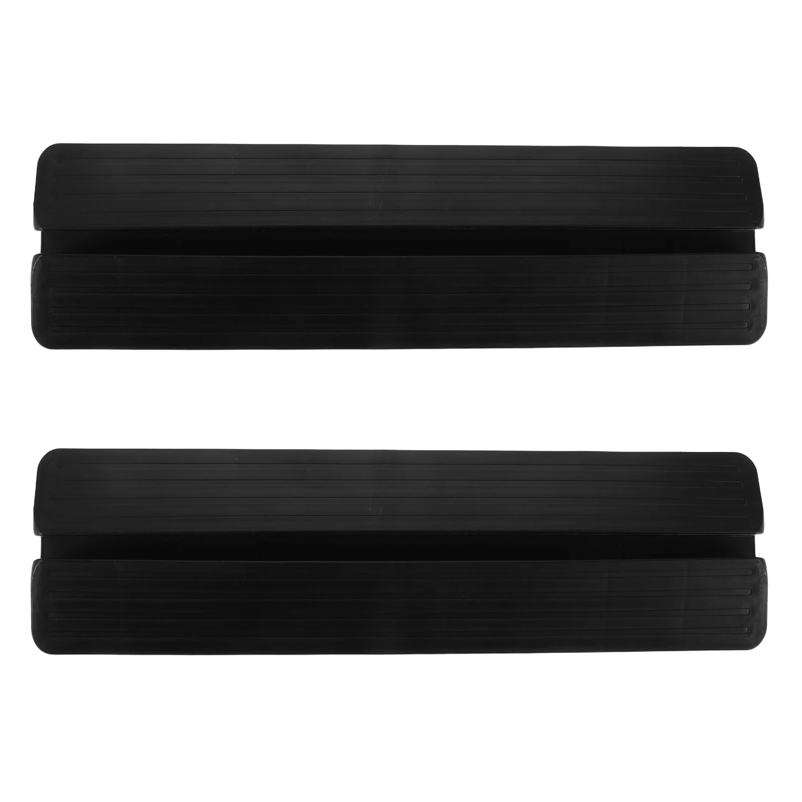 

2pcs Kick Plate Protection Threshold Ramp For Baby Gate Staircase Pet Fence Non-Slip Doorway Mobility Ramp