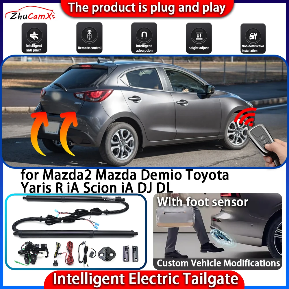 

Smart Powered Tailgate System for Mazda2 Mazda Demio Toyota Yaris R iA Scion iA DJ DL Automatic Intelligent Trunk Lift Kit