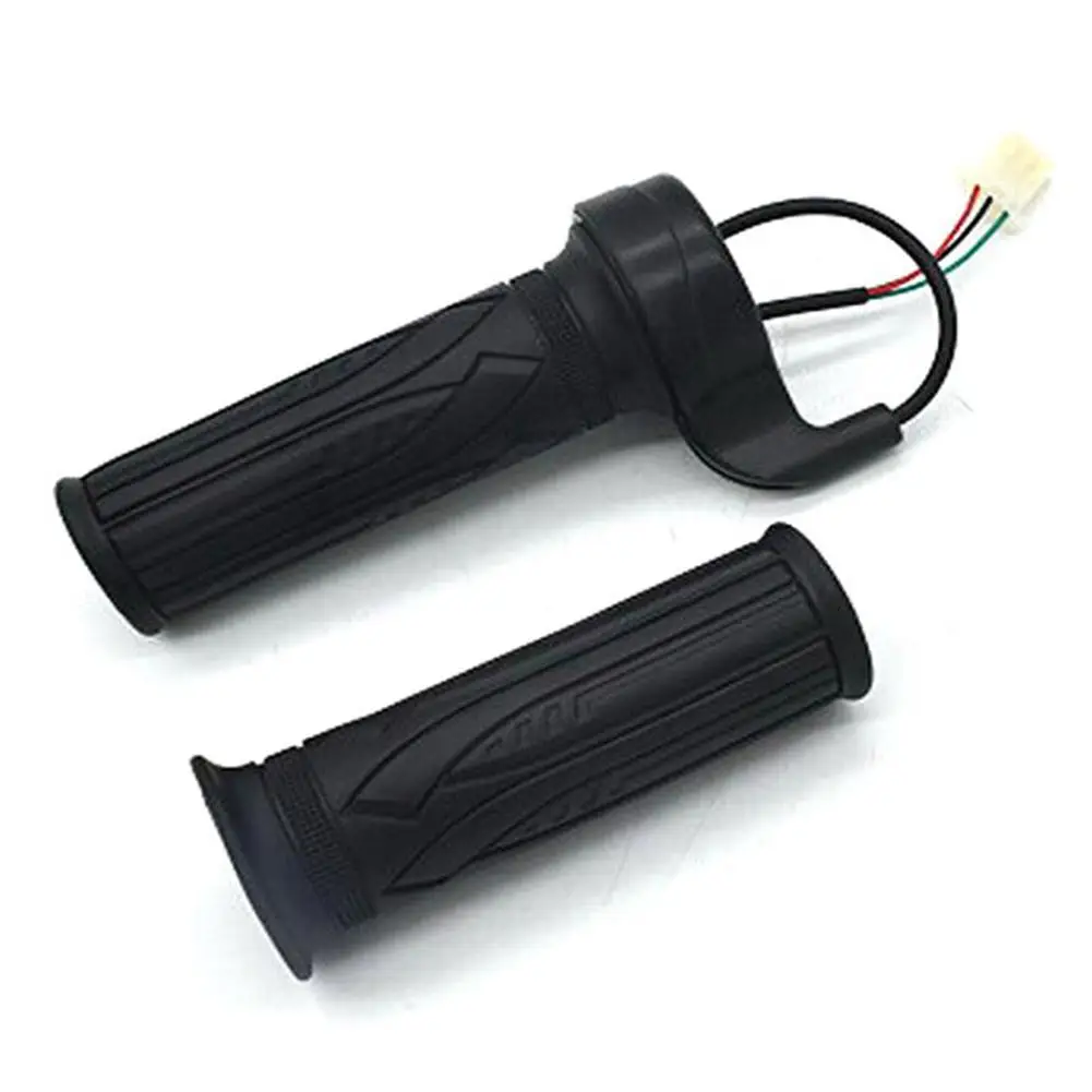 1 Pair 12-72v Accelerator Handle Electric Bike Twist Throttle Grip Electric Bicycle Replacement Parts