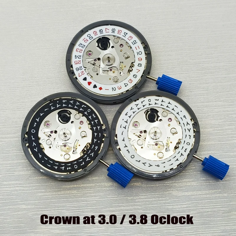 

Mod NH35 NH35a Movement Crown At 3.8H Or 3.0H Automatic Mechanical Movement SKX007 SKX009 Watch Dial Japan Movement Refit