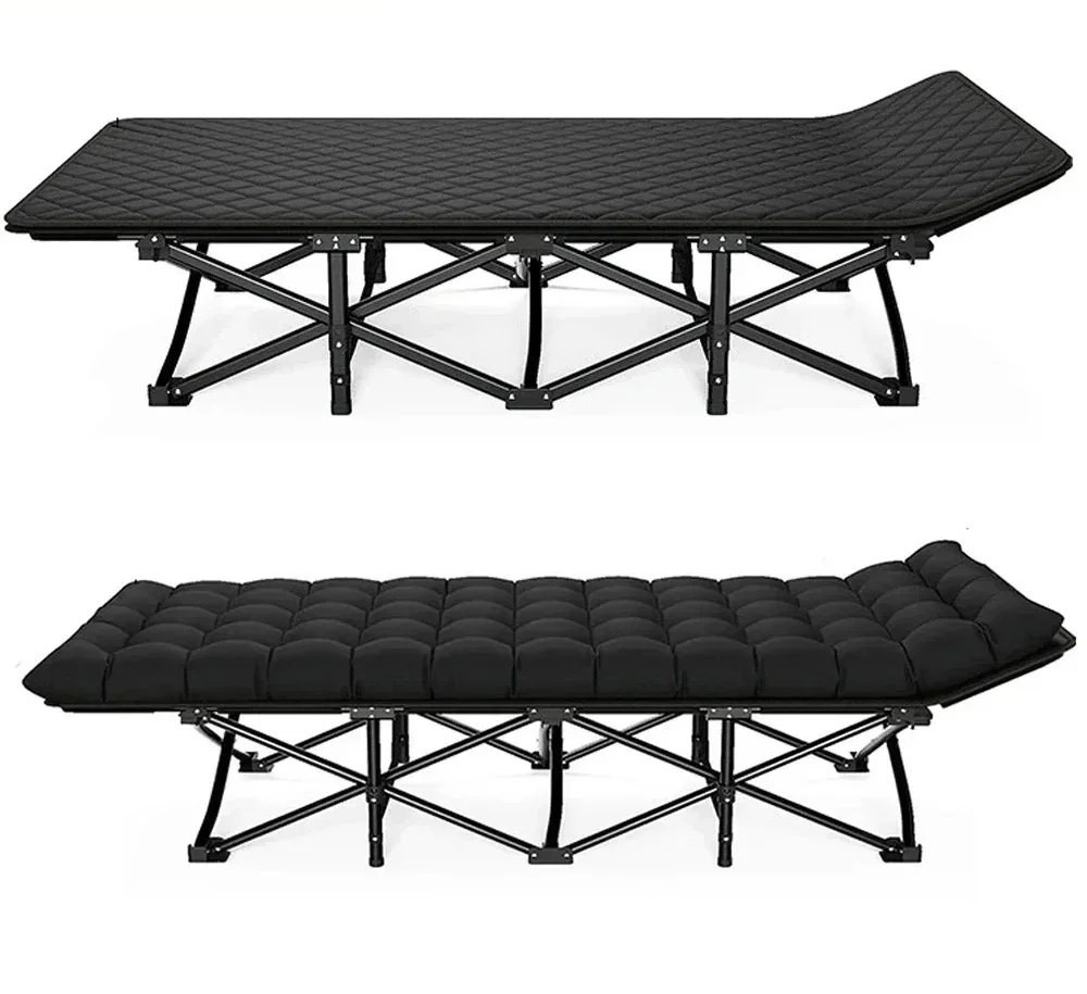 

Multifunctional Folding Bed Office Lunch Break Single Nap Simple Portable Camp Travel Bed Recliner Home Nursing Beds
