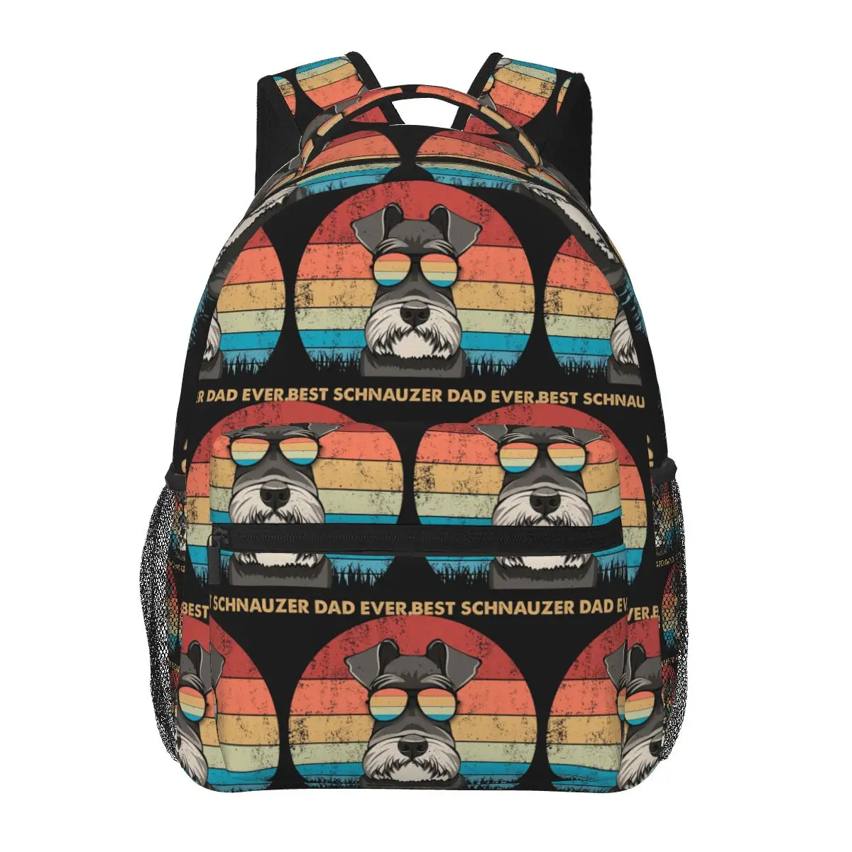 

Лучший школьный рюкзак для папы шнауцера, школьная сумка, походный дорожный рюкзак для мужчин и женщин, модная сумка для книг, сумки на плечо