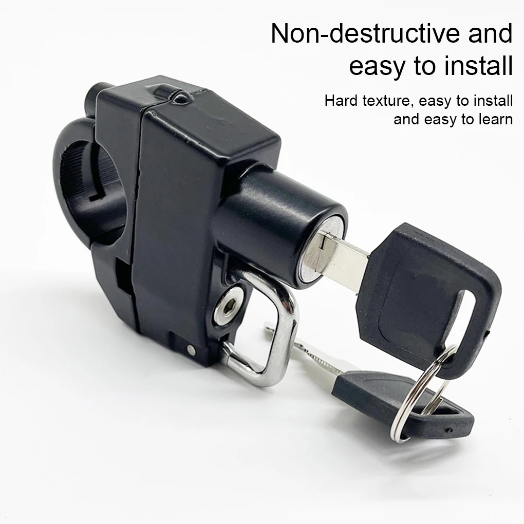 Helmet Lock Anti-theft Locker Locking Device Handlebar Locks Space Saving