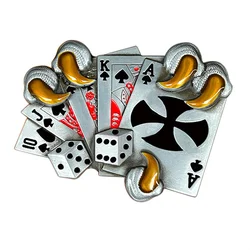 Lucky 7 Belt buckle Western style European American