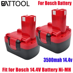 Battool Replace Battery For Bosch 3500mAh 3.5AH 14.4V BAT159 BAT038 BAT140 BAT040 BAT041 Rechargeable NI-MH Battery