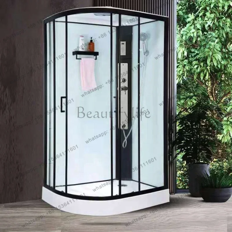 Cubicle Complete Enclosed Shower Room Tempered Glass Sliding Steam Shower Cabin