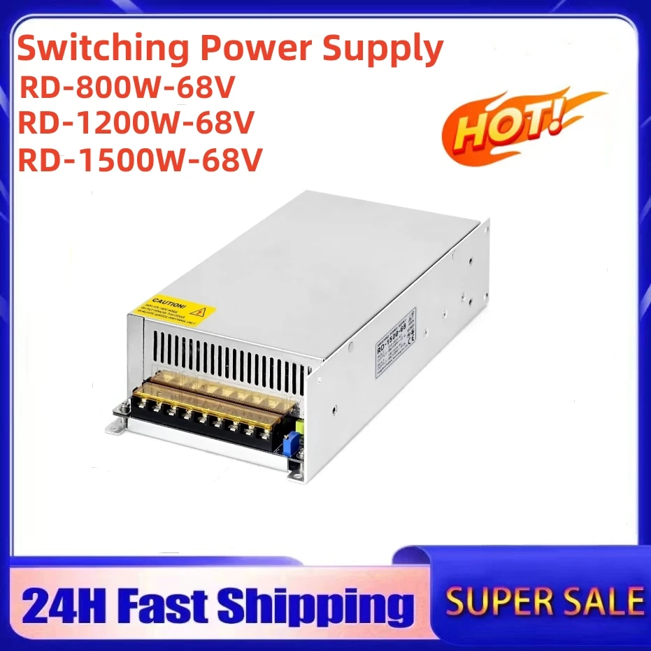 RD Switching Power Supply 68V 1200W SMPS CNC Adjustable Voltage For RD6018 RD6018W RD6012 RD6012W RD6024 RD6024W RD6006P RD6006P