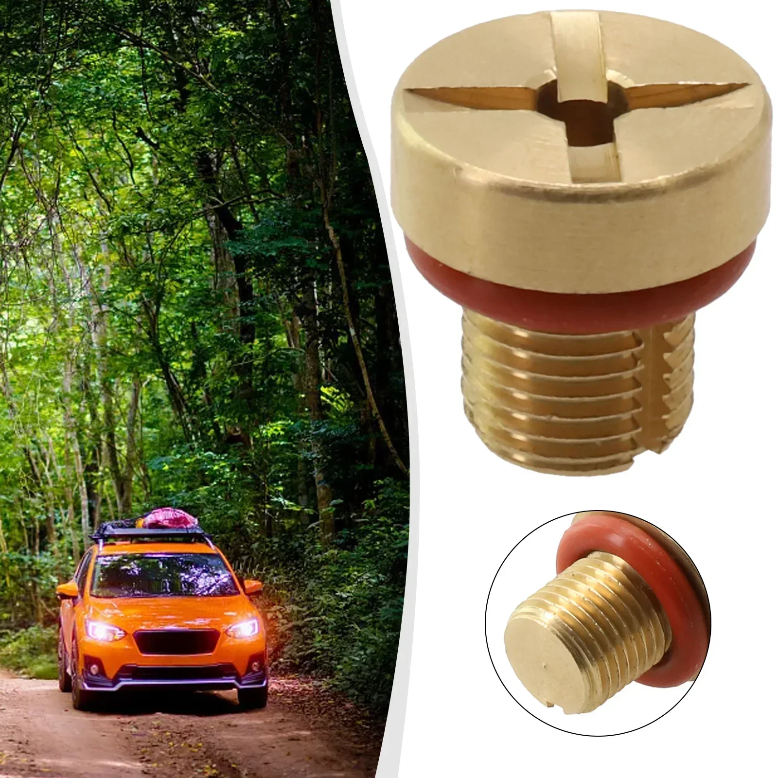 

LR034624 LR034624 Male Thread Brass End Cap Solid Plug Connector For Land Rover With O Ring Gasket And Direct Fitment