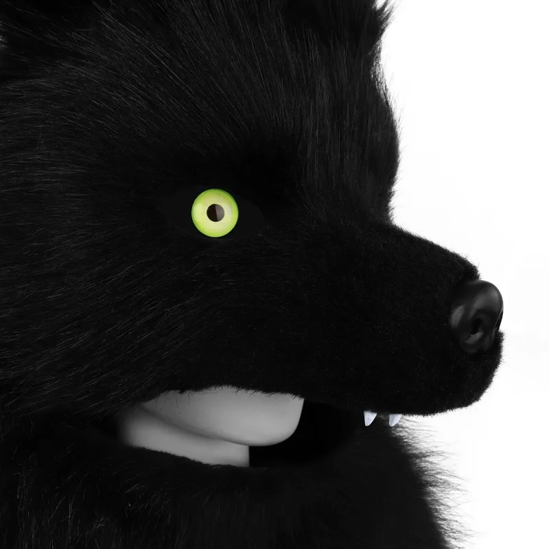 Animal Head Mask, Wolf & Dog Style Costume Props for Halloween Masquerade Cosplay Party