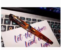 Penbbs 456 Vacuum Filling Fountain Pen Resin Acrylic Pen Smooth Writing Pen