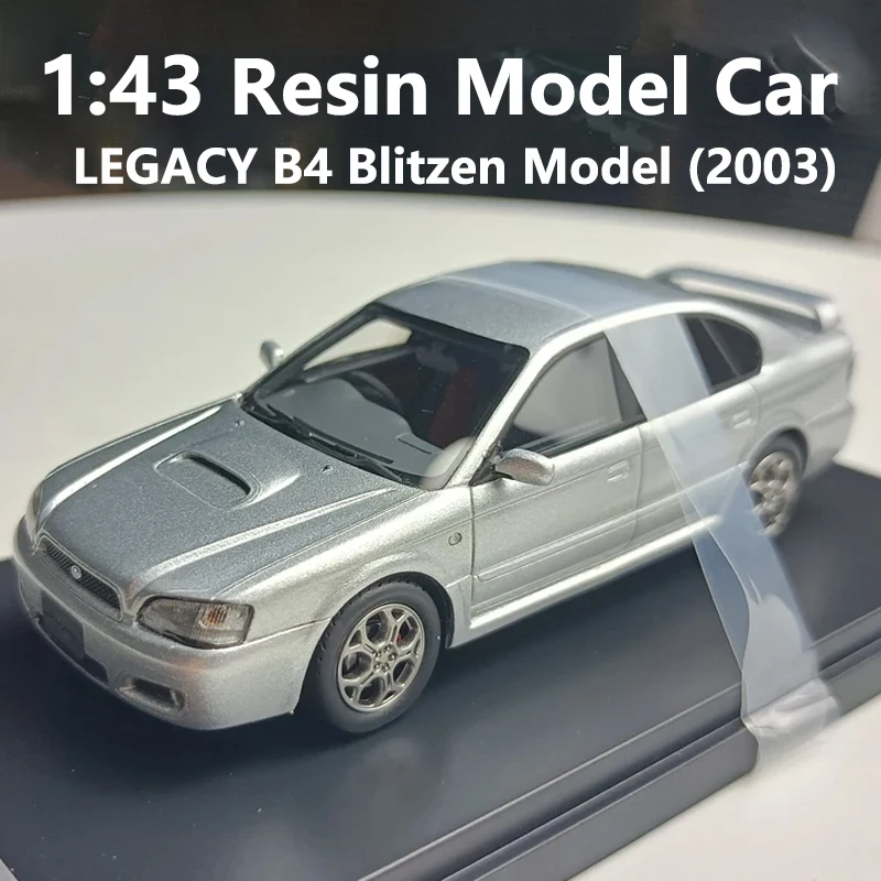 

Масштабная модель автомобиля 1:43 LEGACY B4 Bl Saan Модель (2003) Модель автомобиля из смолы, литья под давлением, украшения автомобиля, игрушки для мальчиков, коллекционные подарки