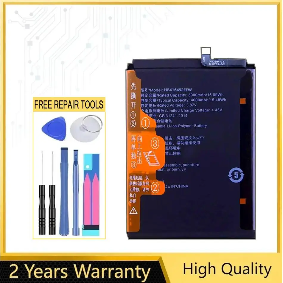 

HB416492EFW Аккумулятор для мобильного телефона Huawei Honor X8 2022 X30i TFY-AN00 TFY-AL40 TFY-TN00