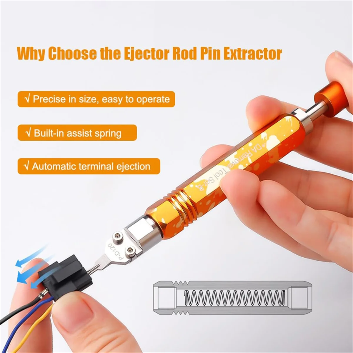 TFBC 2 упаковки для извлечения штифтов Molex, набор инструментов для разъема клемм для Molex MX3.0, инструмент для извлечения клемм «папа/гнездо»
