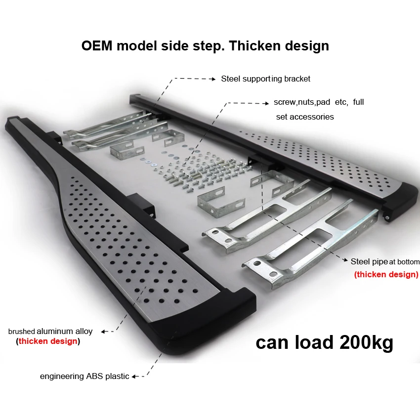 car running board side step foot pedal for Honda CR-V CRV 2012 2013 2014 2015 2016,original model,Thicken design,can load 200kg