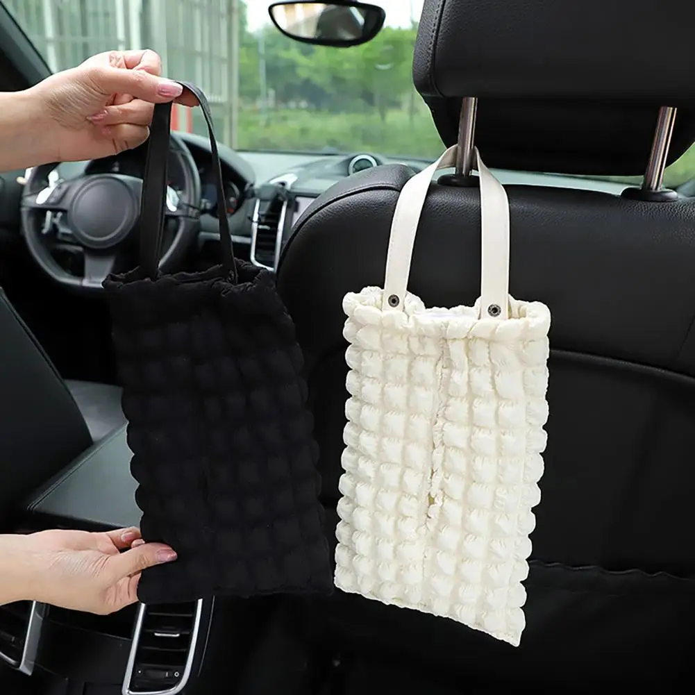 Car Tissue Dispenser Stylish Lightweight Convenient Car Seat Back Tissue Case for Car  Car Tissue Bag  Tissue Box