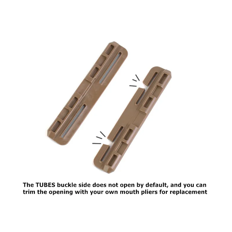 1 زوج FS أنابيب الإفراج السريع مشبك المستوردة بوم الجانب حزام استبدال المشبك السلس التكتيكية Equip بها بنفسك تجهيز