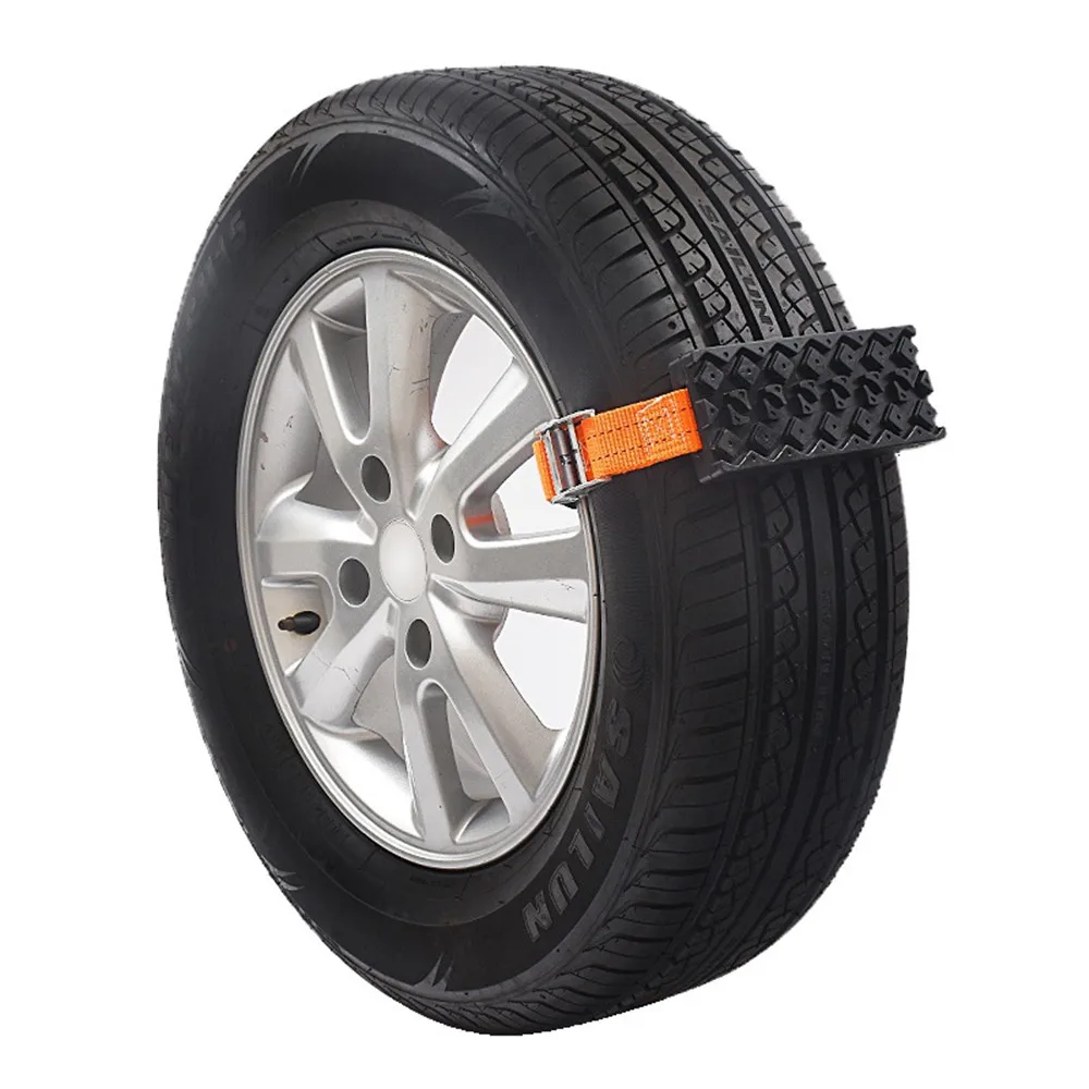 

1 PC Emergency Car Tire Traction Blocks Durable PU Anti-Skid Chains for Snow Mud Ice Snow Mud Sand Car Tire Chain Straps