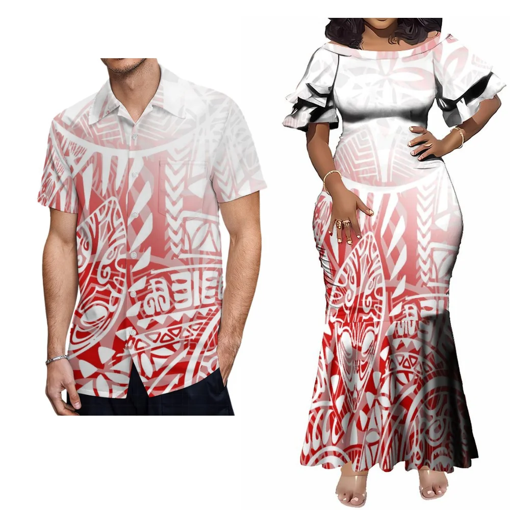 ليس للبيع قميص رجالي مطبوع ثلاثي الأبعاد بنمط جديد من ساموا #2