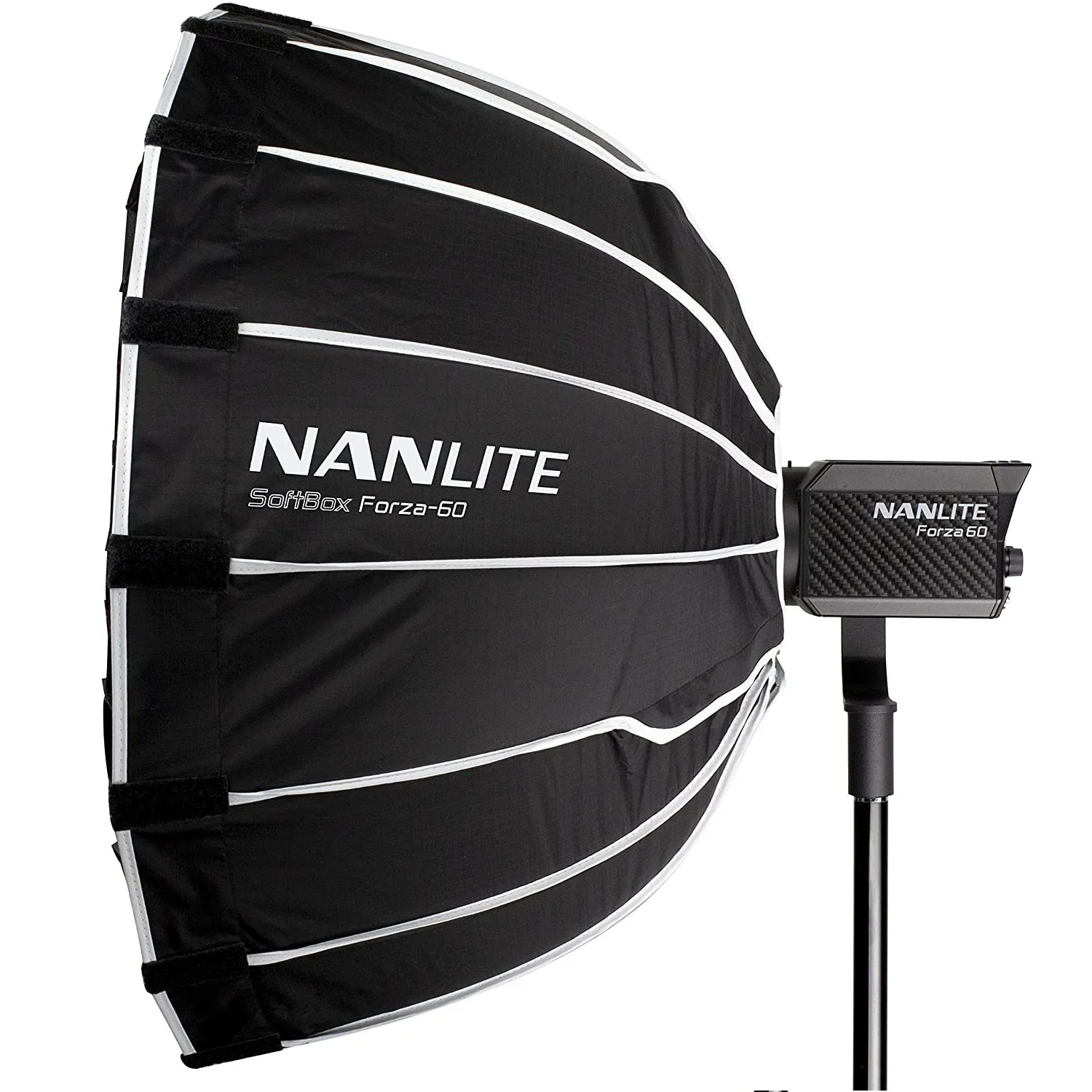 SB-FZ60 24inch 60cm Parabolic Softbox 16-Sided Softbox Photography Light Soft Box for 60/60B for Interviews