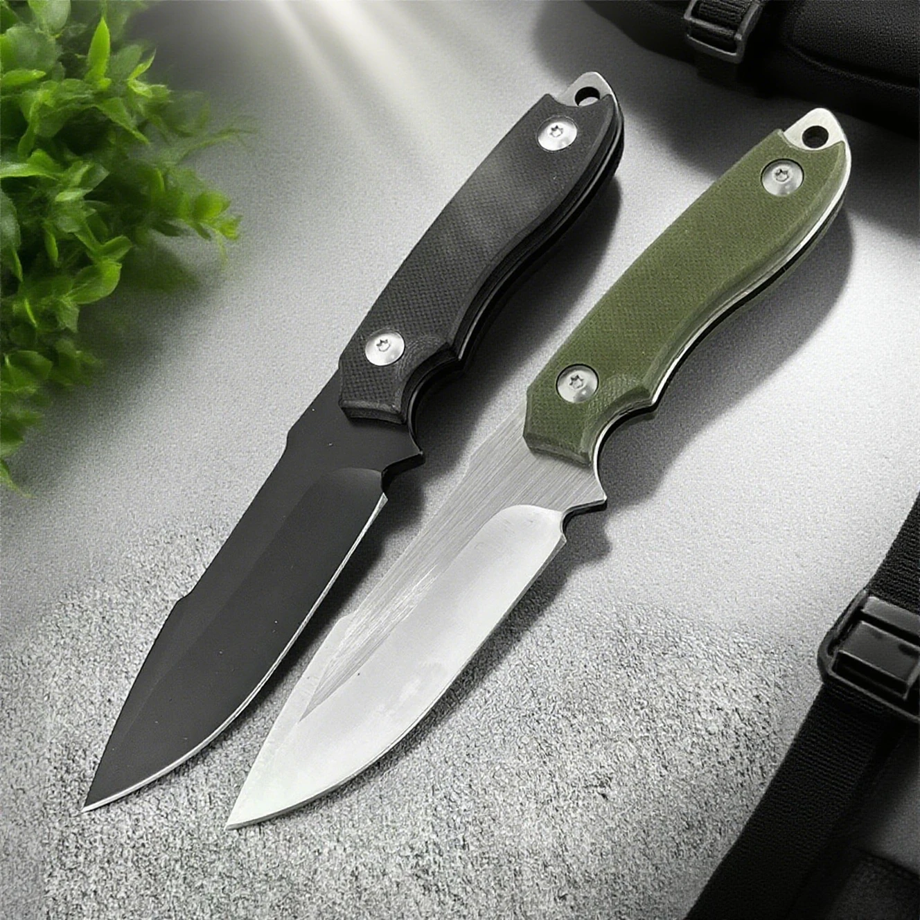 2025 الدفاع عن النفس سكين ثابت 8Cr13Mov بليد G10 مقبض صلابة عالية في الهواء الطلق أدوات تكتيكية لحفظ الحياة السكاكين التخييم الصيد أداة