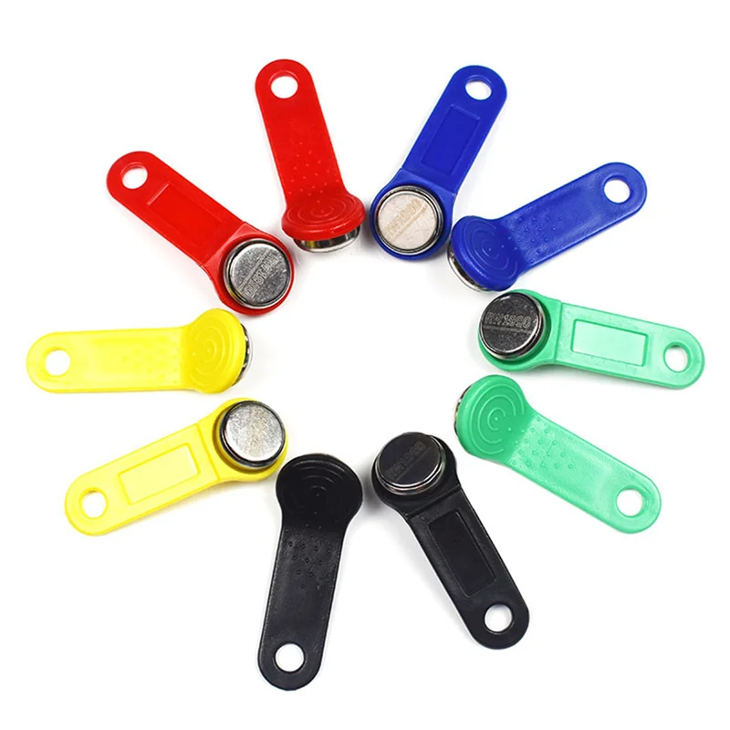 

ELECT-40Pcs/Lot Rewritable RFID Contact Memory Key RW1990 Ibutton For Copy Card Sauna Dallas Keys Cards