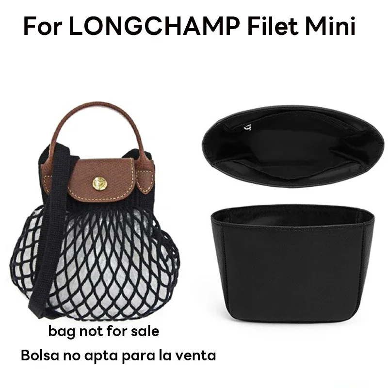 منظم حقيبة دوبونت لـ Longchamp Filet Mini Liner حقيبة تخزين خفيفة للغاية حقيبة متوسطة لمنع السقوط إلى الخارج #2