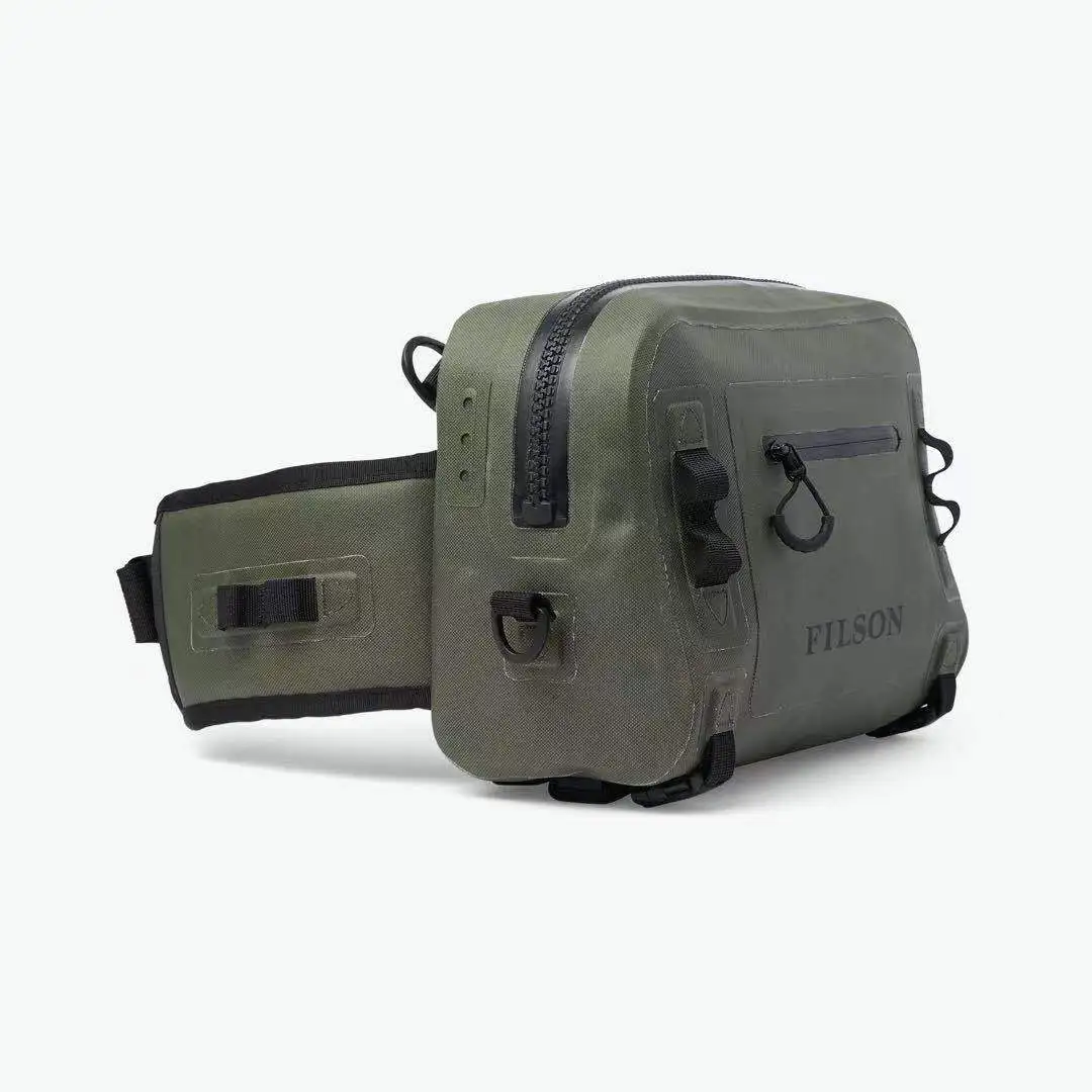 US FILSON Waterproof  Sub-knapsack  Stream Fly Waist Bag, One Shoulder, Two Shoulders, Multi-function Expansion