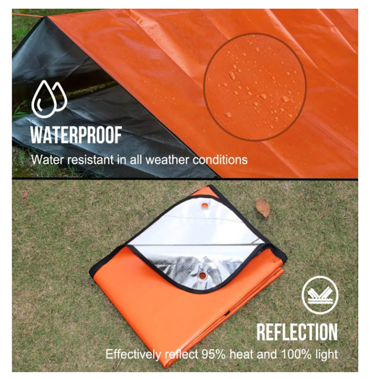 

Extreme Weather Ready - 10000mm Waterproof - Ultimate Protection for Emergency Survival & First Aid