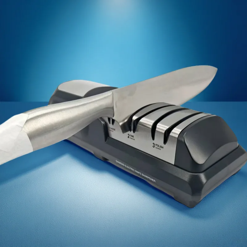 เครื่องลับมีดไฟฟ้าอัตโนมัติ 3  - Commercial Kitchen Knife Sharpener บทวิจารณ์และราคา