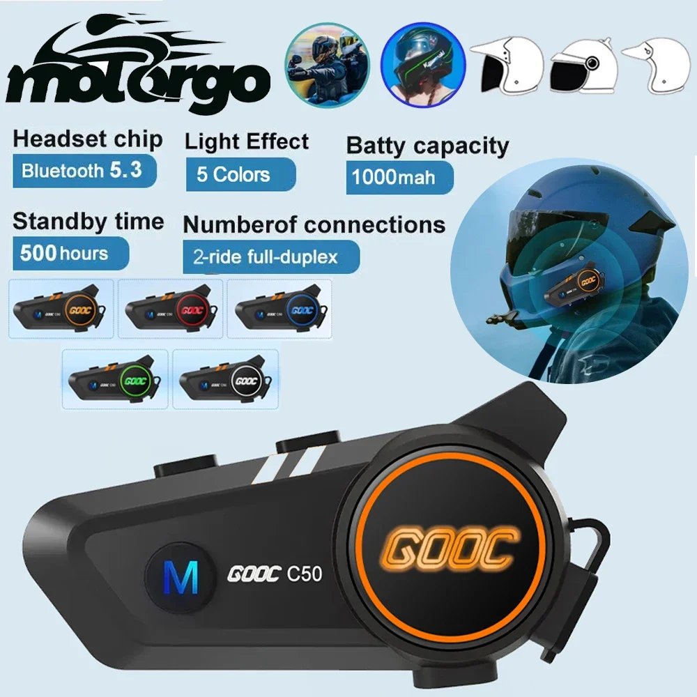 Bluetooth Motorradhelm-Headset Kopfhörer Kabelloses Motorrad-Freisprechgerät Stereo-Ohrhörer Lautsprecher Geräuschunterdrückung Mit Mikrofon