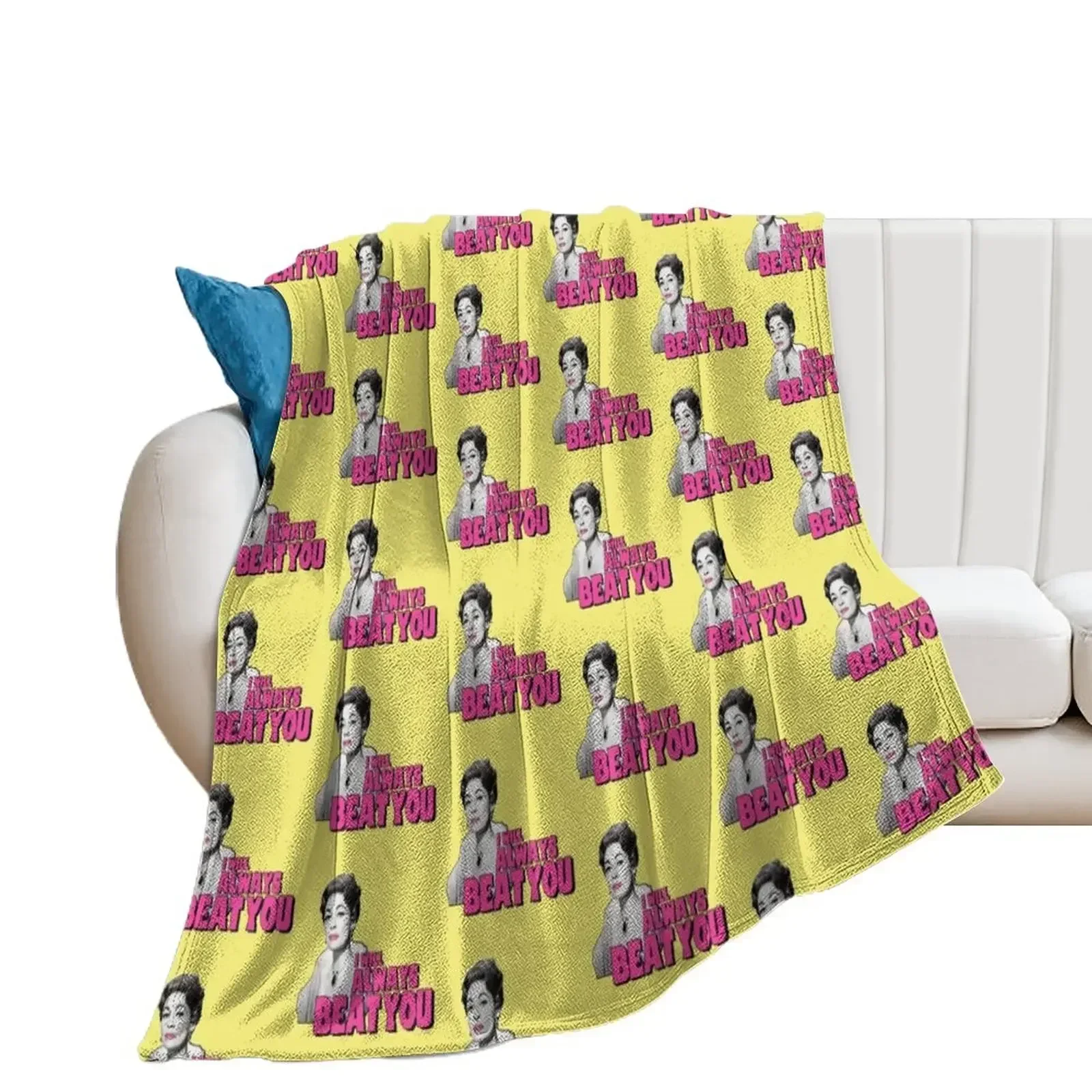 

Mommie Dearest 'Faye Dunaway IS Joan Crawford.. Movie Quote print Throw Blanket Sofas Luxury Designer Blankets