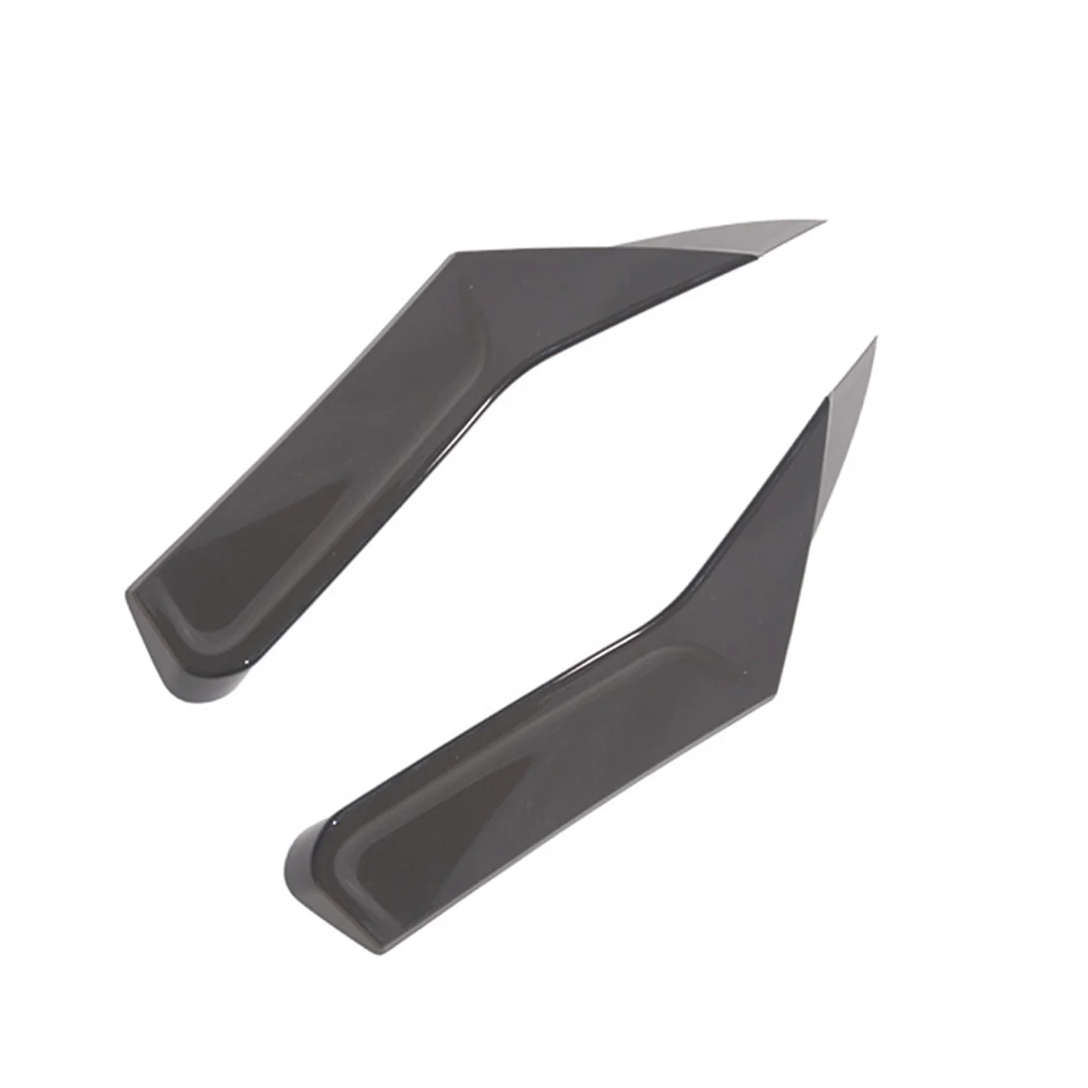 For VW Golf 8 Side Spoilers Tail Fins Rline Exterior Modifications Wraparound Deflectors Accessorie Glossy Black